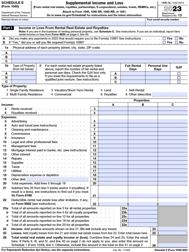 rental property expenses