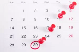 wcg calendar